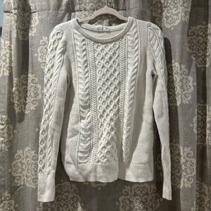 GAP Holiday Knit White Sweater